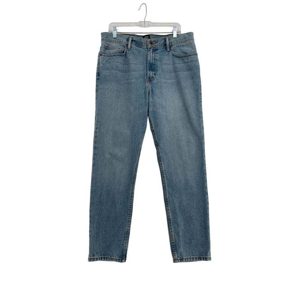 BDG Men's Slim Straight Jeans Size 34x30 Blue Light Wash Denim